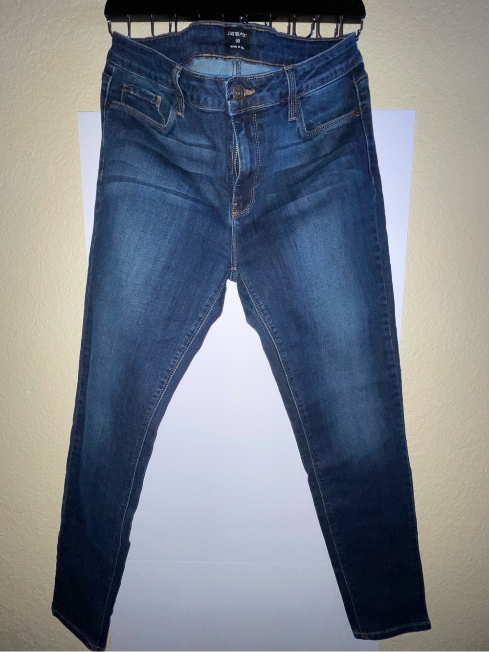 Just Black Women's Dark Blue High-Rise Skinny Jeans
